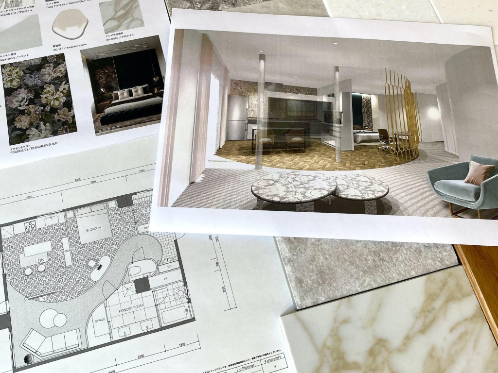 モダン　大胆　大輪花の図　モノトーン　3シーズン　洗練されたデザイン LIBERTY. リバティプリント【タナローン/25SS Collection】モノ